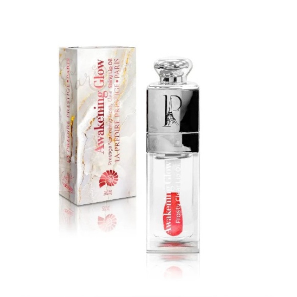 La Prestige Paris Awakening Glow Prestige Nourishing Frosty Clear Shiny Lip Oil